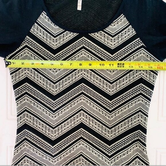 WILLOW AND CLAY BODYCON BLACK& WHITE STRETCH DRESS WOMEN SIZE MEDIUM - Picture 7 of 10